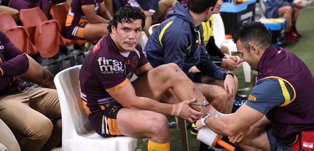 Roberts injury scare as Broncos mark Bennett's 800th with win over Eels
