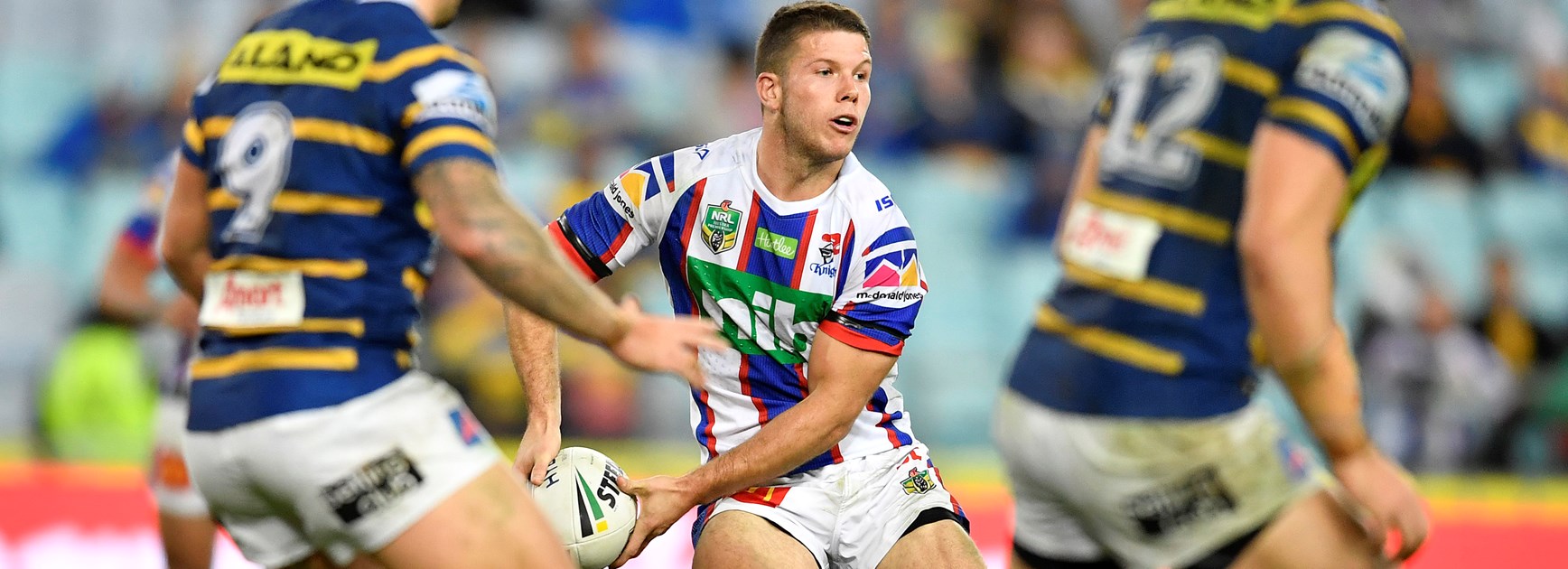 Knights halfback Jack Cogger.