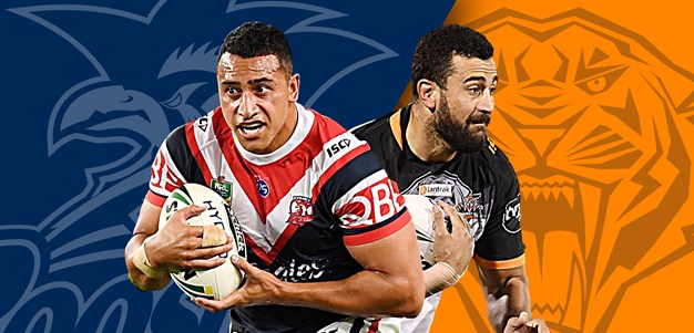Roosters v Wests Tigers: Matterson out, Grant to start for Tigers