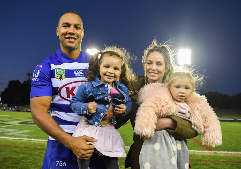 Moses Mbye and his family.