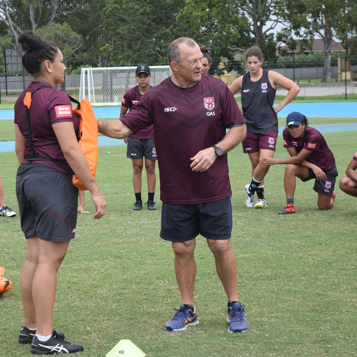 'He rocked me': Gillmeister's brutal tackling session with Queensland women's team