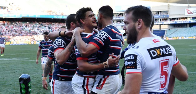 Mitchell shines as Roosters thump Dragons