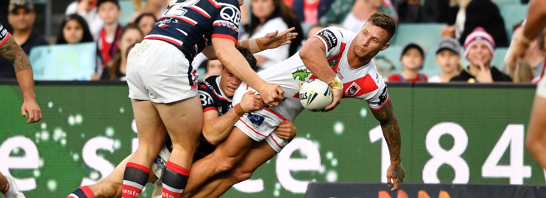 Dragons forward Tariq Sims.