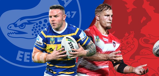 Eels v Dragons: Late changes for both teams