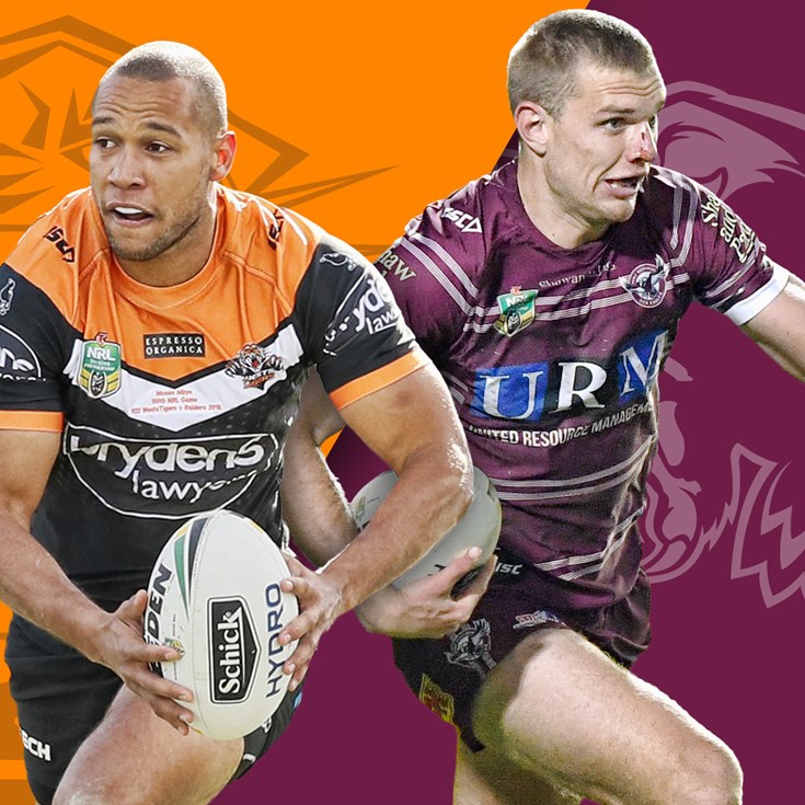 Wests Tigers v Sea Eagles: Taupau to bench; Gosiewski to start