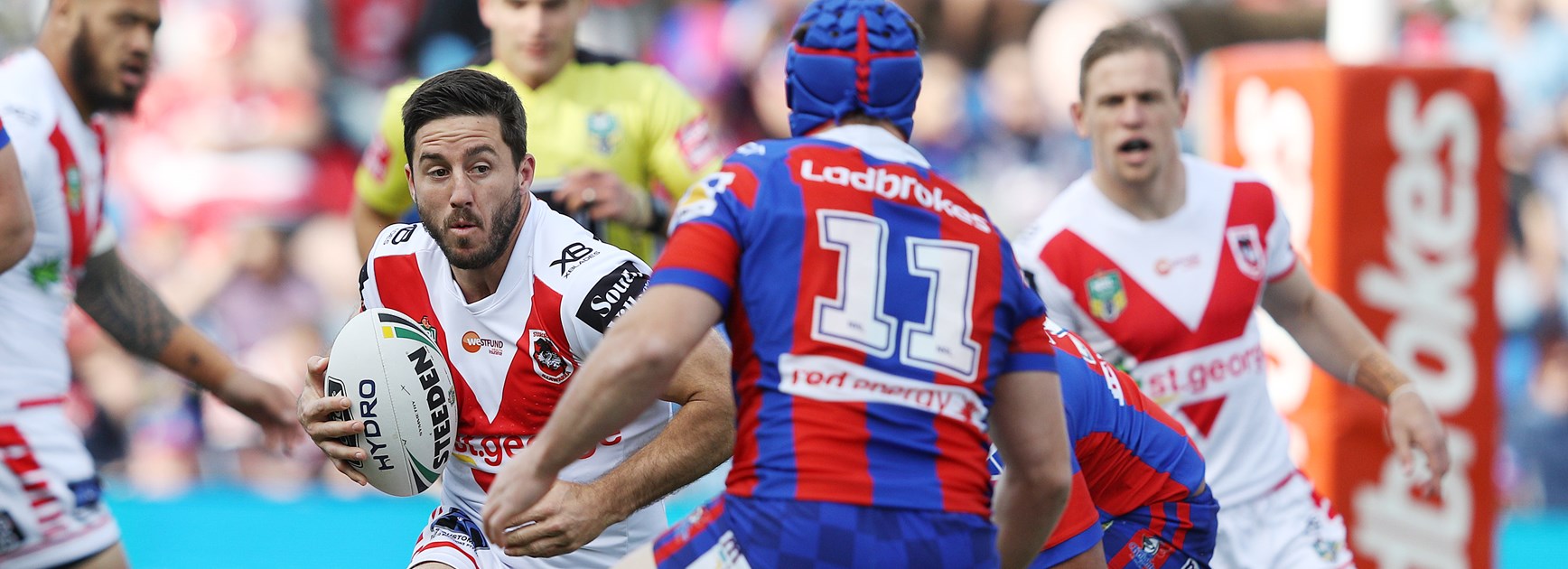 Dragons halfback Ben Hunt.