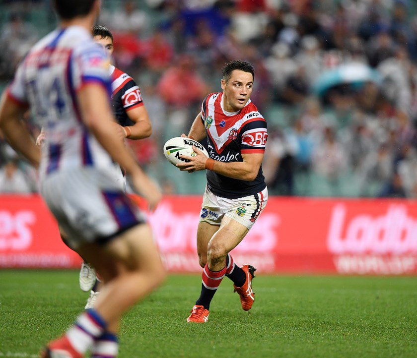Roosters halfback Cooper Cronk.