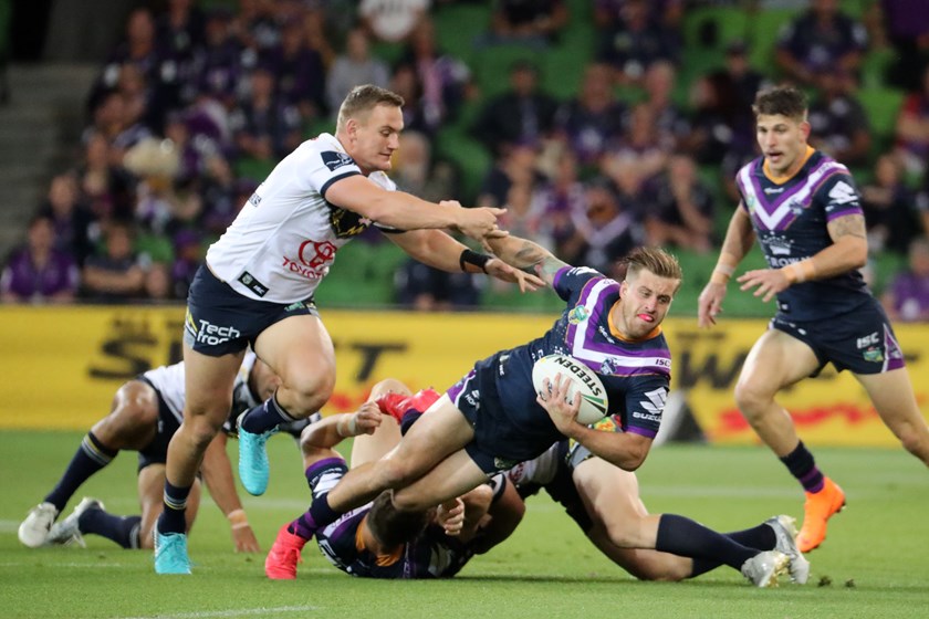 Melbourne Storm five-eighth Cameron Munster. 
