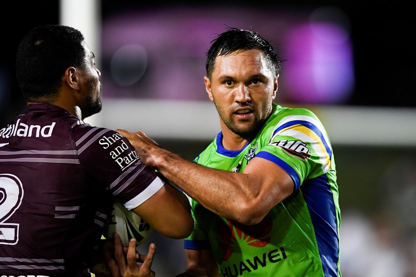 Raiders winger Jordan Rapana.