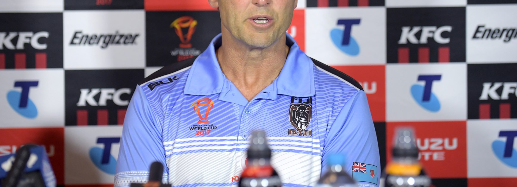 Mick Potter coached Fiji to their greatest triumph at the 2017 World Cup.