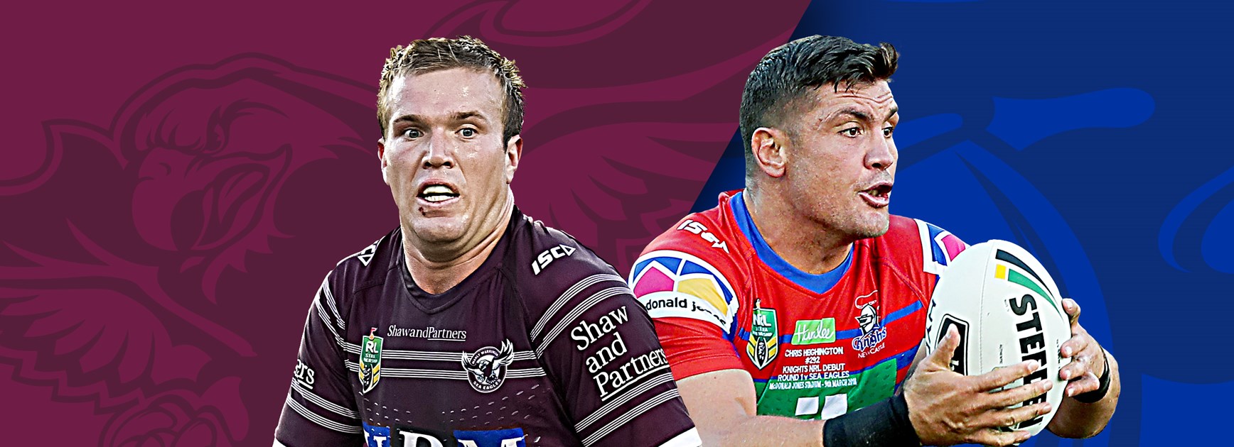Sea Eagles v Knights: Watson in for Pearce; Wright starts