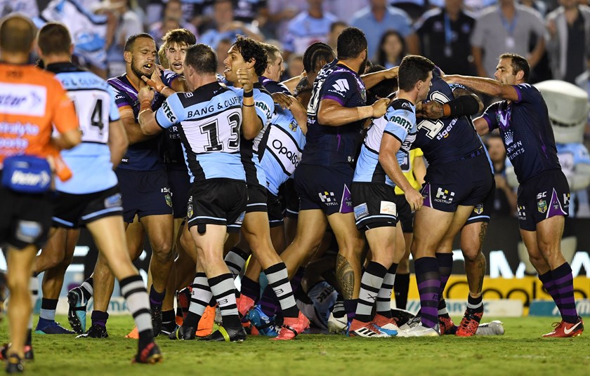 Sharks and Storm players vent their anger.