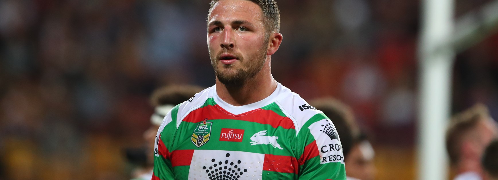 Sam Burgess charged with intimidation after domestic dispute