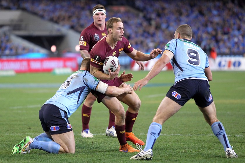 Daly Cherry-Evans in his last game for the Maroons in 2015.