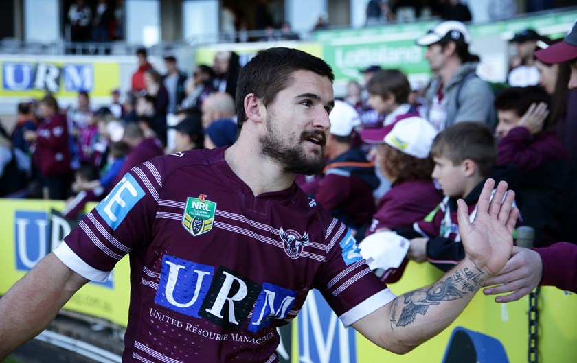 Cameron Cullen during his stint with Manly in 2017.