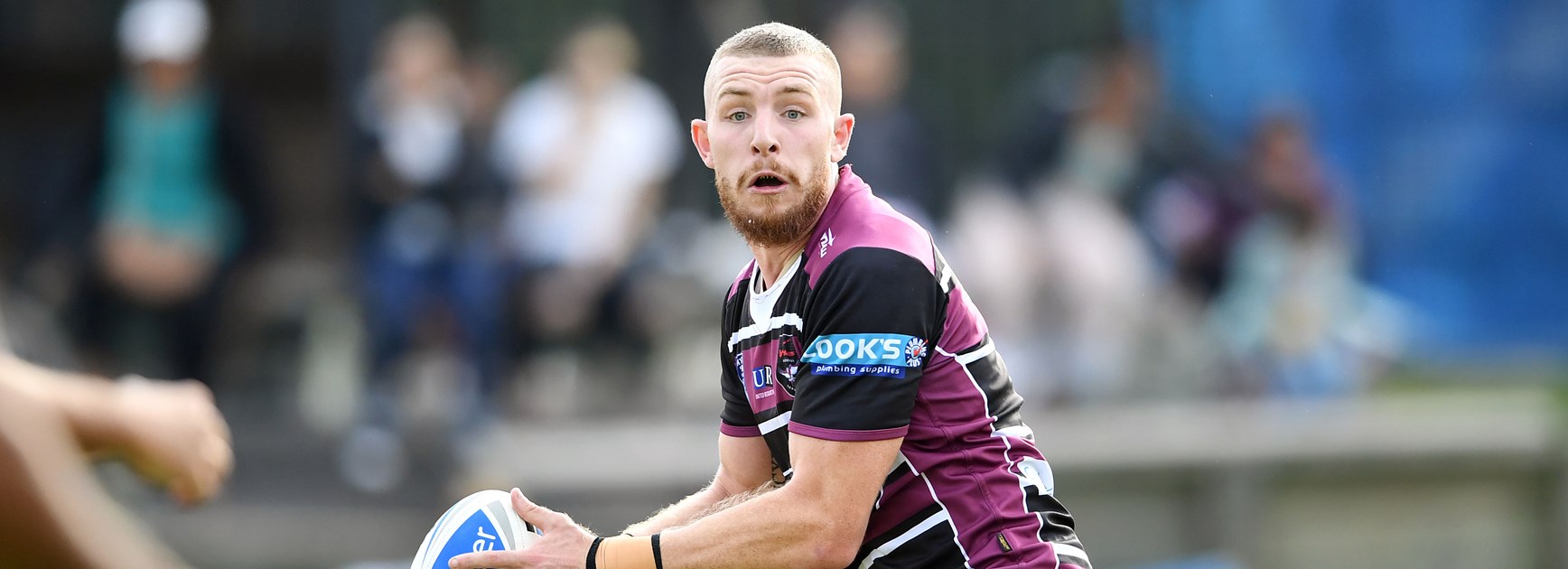 Jackson Hastings in action for Blacktown Workers Sea Eagles.