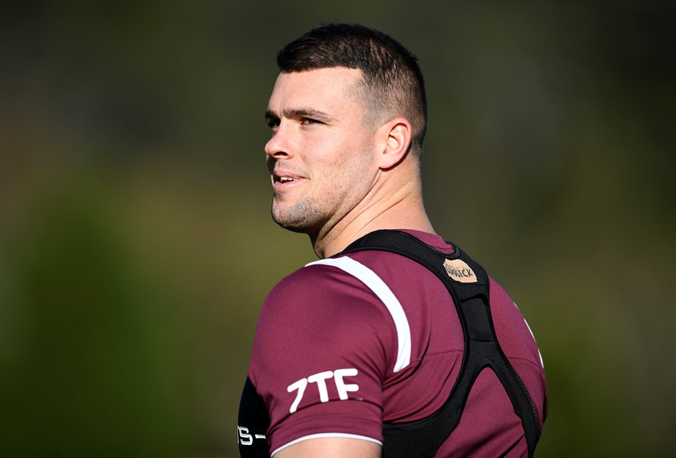 Manly prop Darcy Lussick.
