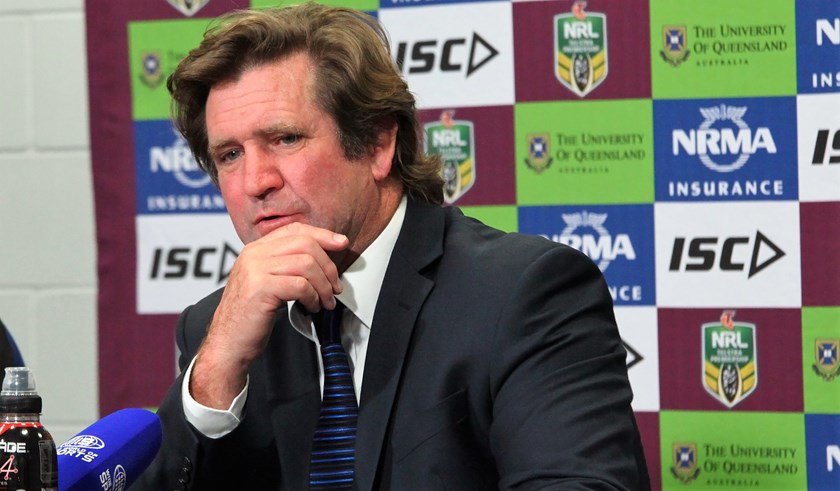 Manly coach Des Hasler.