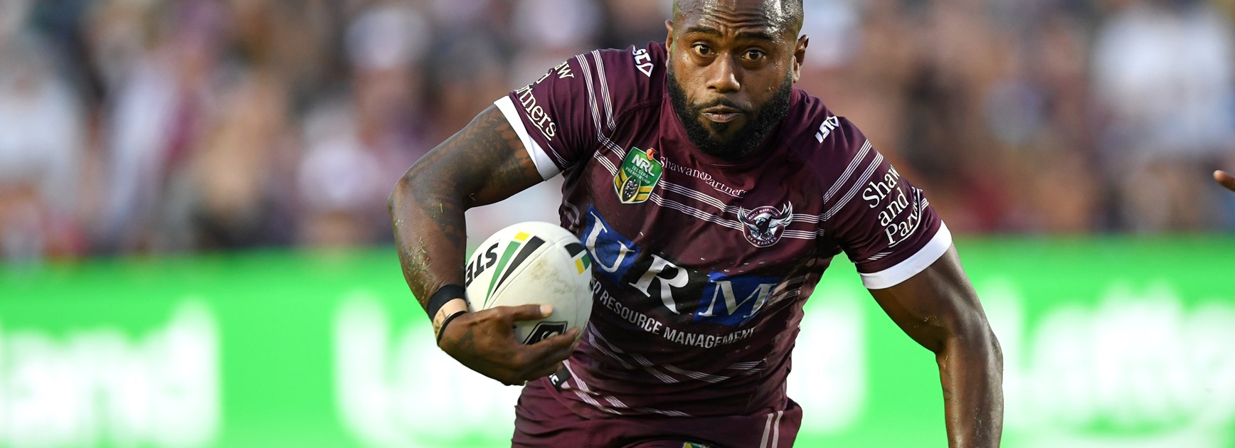 Manly winger Akuila Uate.