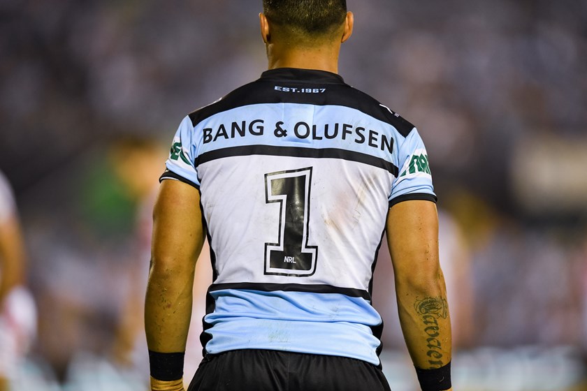 Cronulla fullback Valentine Holmes.