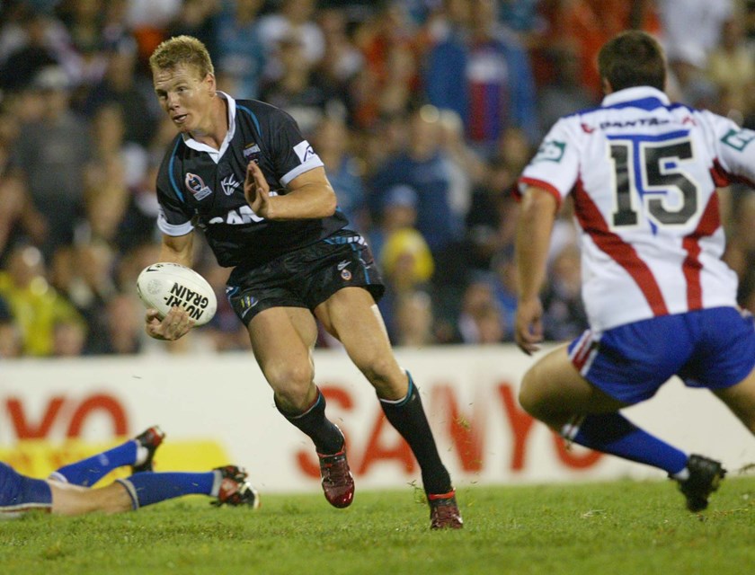 Luke Lewis began his career on the wing for Penrith.