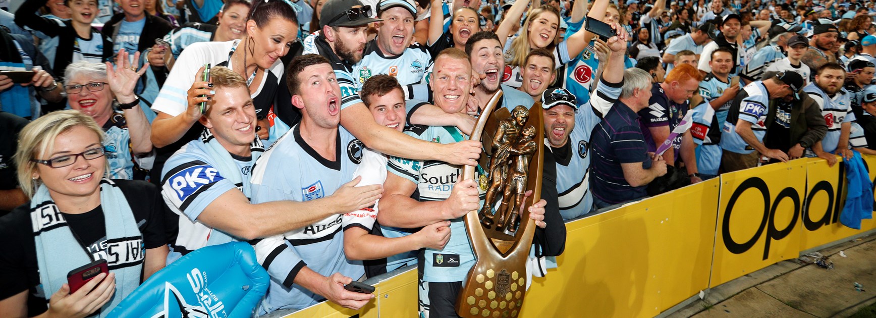Sharks premiership winner Luke Lewis.