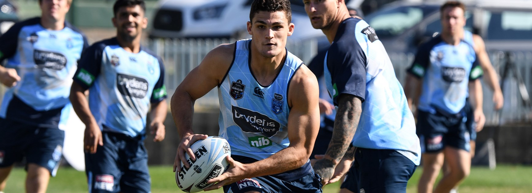 NSW Blues halfback Nathan Cleary.