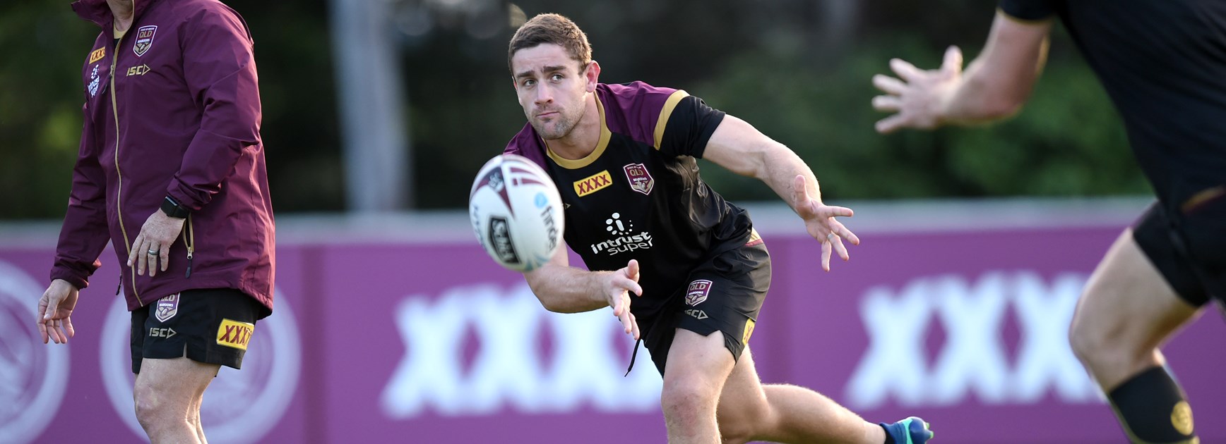 Maroons hooker Andrew McCullough.