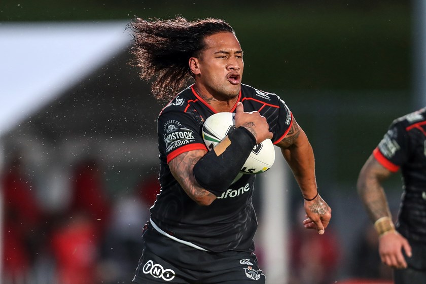James Gavet in action for the Warriors in 2018.