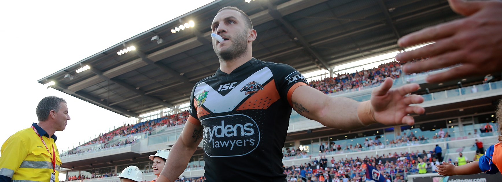 Robbie Farah at the Wests Tigers in 2016.