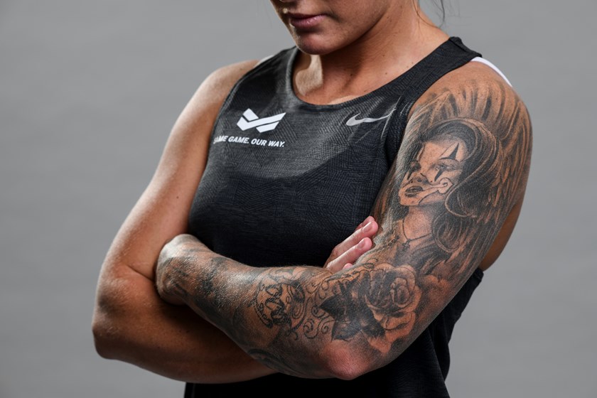 Jayme Fressard's arm tattoos.
