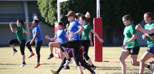 Competitive nature on show at history-making women's talent ID day