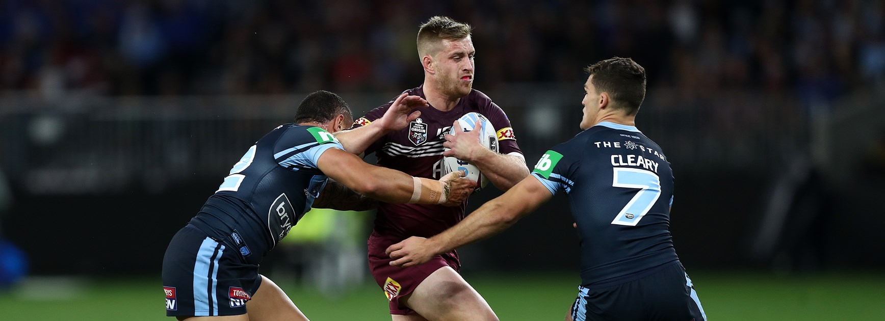 Maroons five-eighth Cameron Munster.