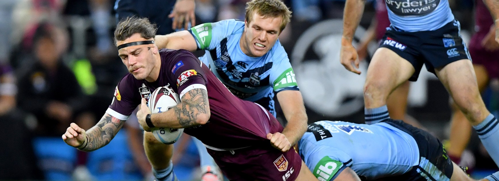 Maroons back-rower Ethan Lowe.