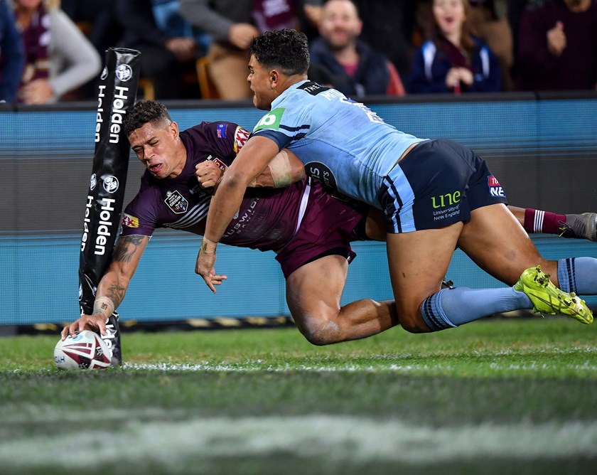 Dane Gagai is a prolific tryscorer for the Maroons.
