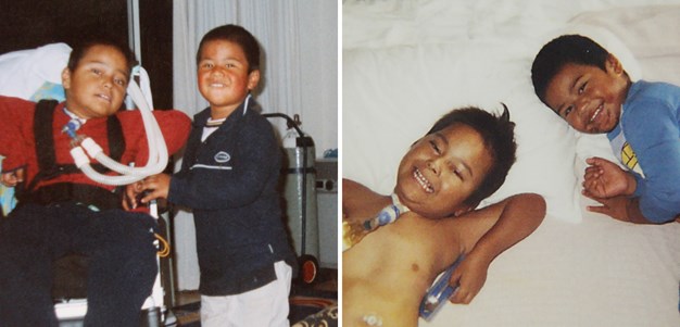 Payne Haas posts heartfelt farewell to 'role model, big brother' Chace