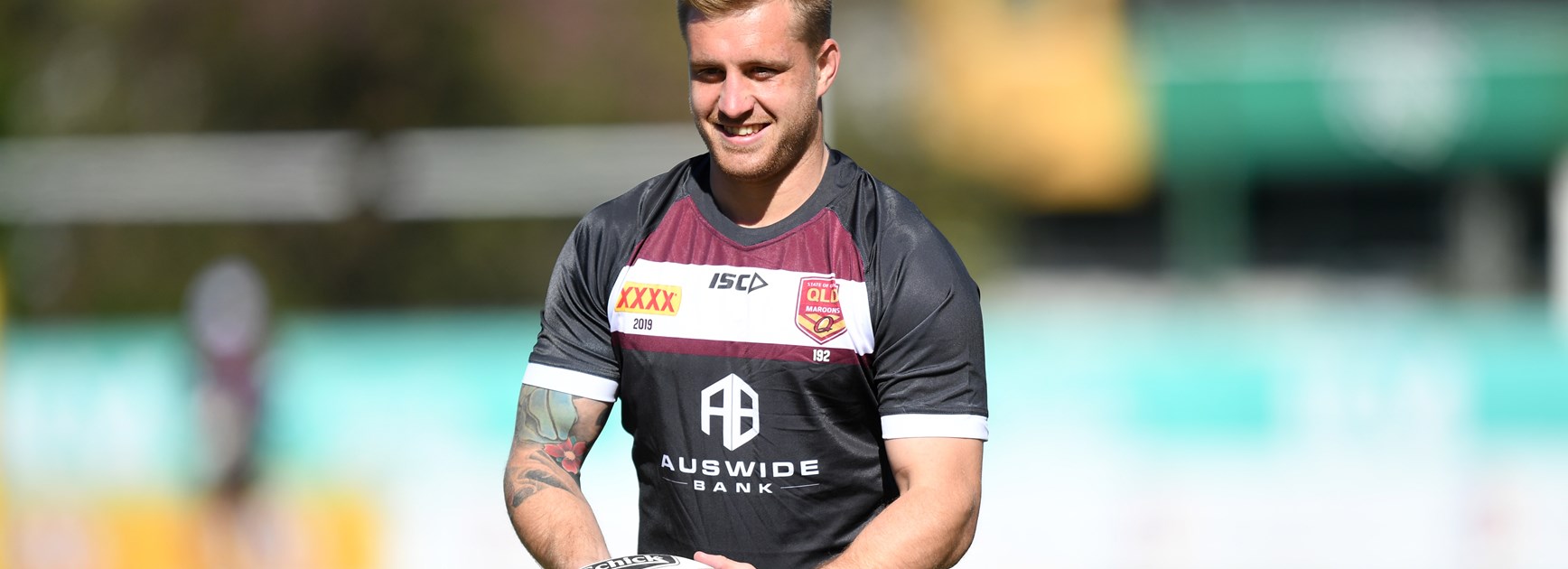 Maroons five-eighth Cameron Munster.