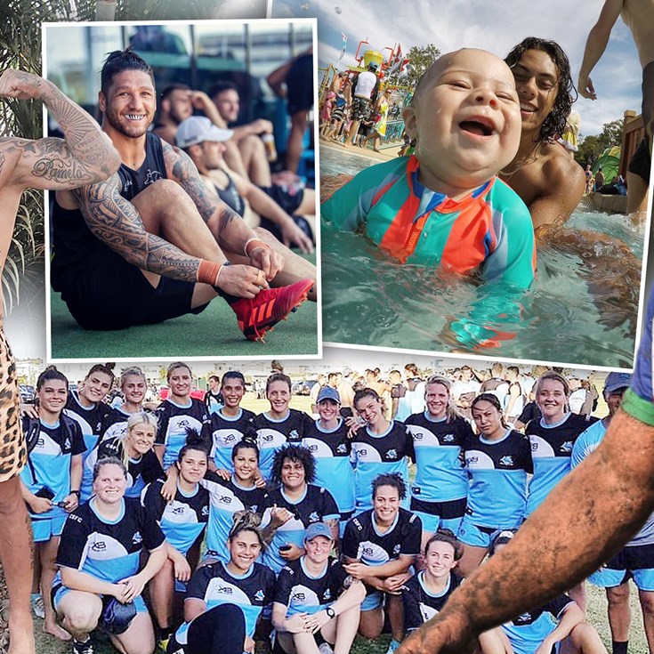 NRL Social: Pre-season grind and family time