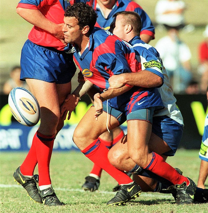 Dean Schifilliti playing for Adelaide Rams.