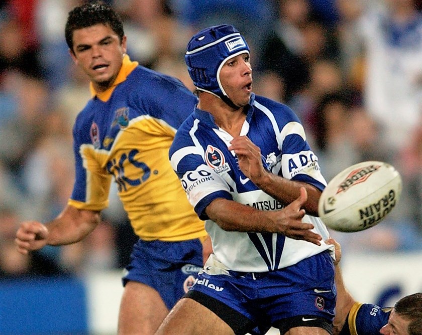 Johnathan Thurston in action for Canterbury in 2003.