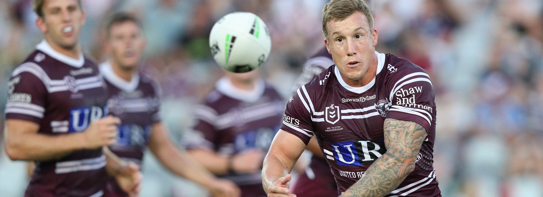 Manly playmaker Trent Hodkinson.