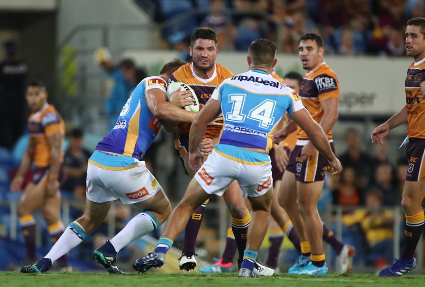 Broncos lock Matt Gillett.