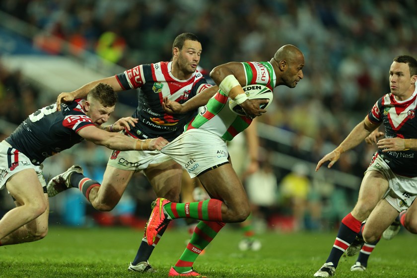 Lote Tuqiri in action for South Sydney.