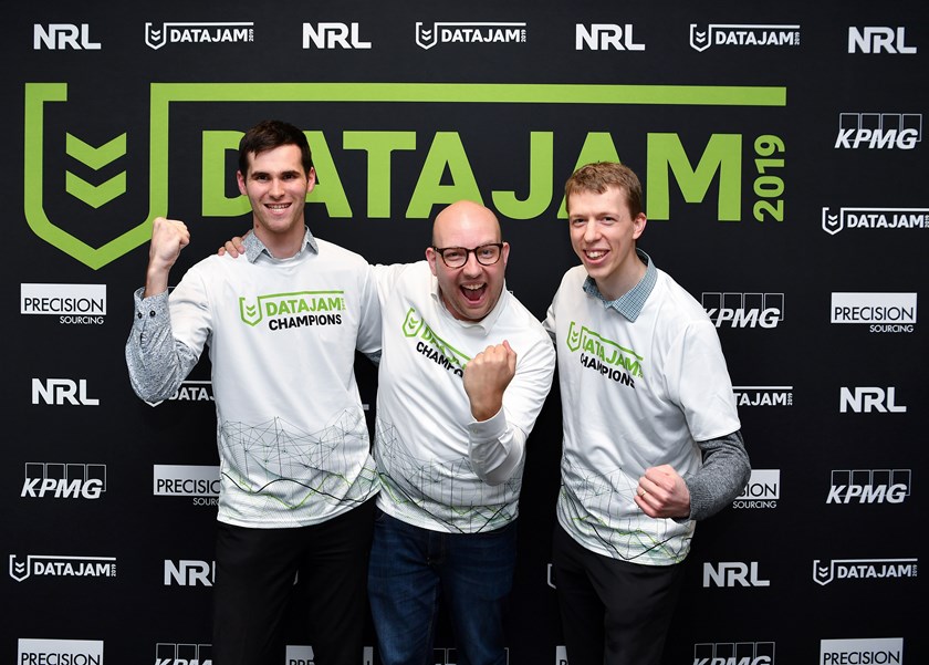 The 2019 DataJam winners from Suncorp.