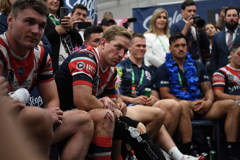 Mitchell Aubusson takes in another premiership win.