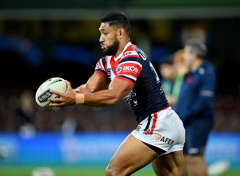 Roosters prop Isaac Liu.