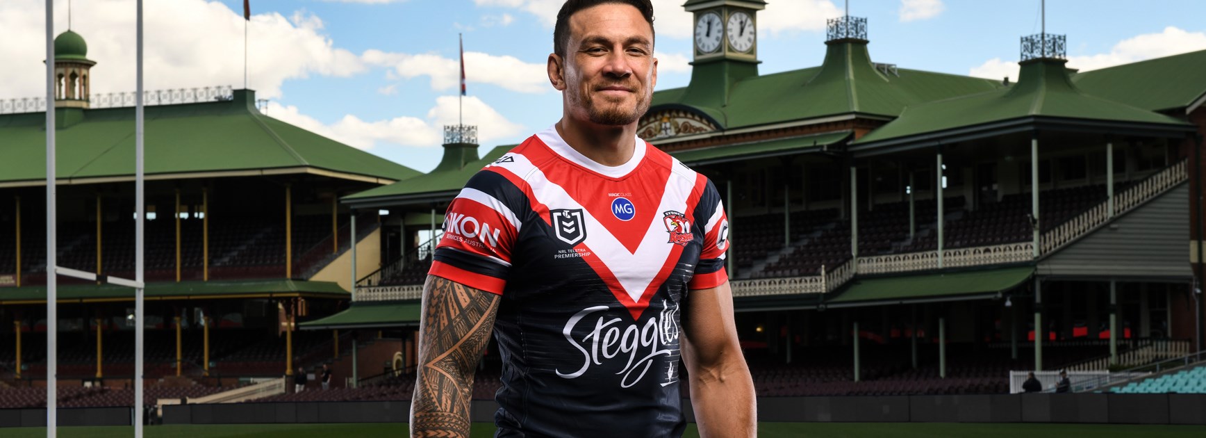Roosters back-rower Sonny Bill Williams.