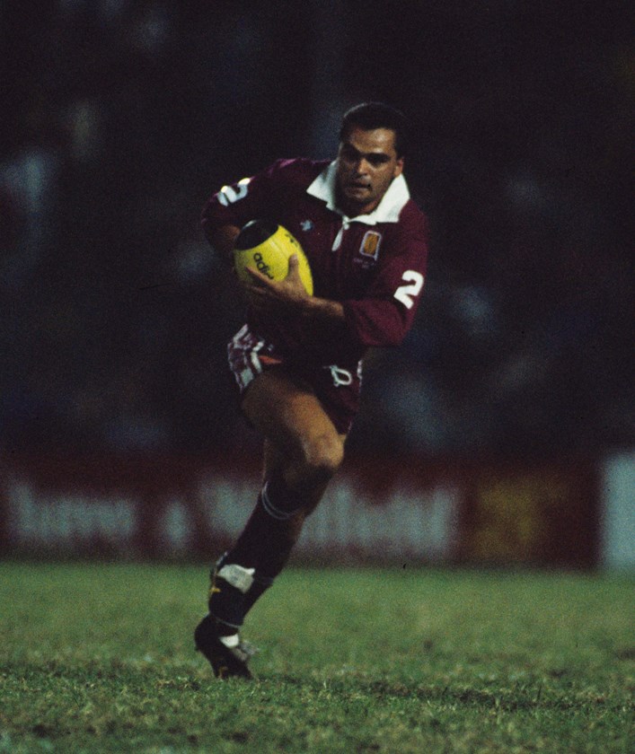 Tony Currie played 12 Origins for Queensland between 1984-89.
