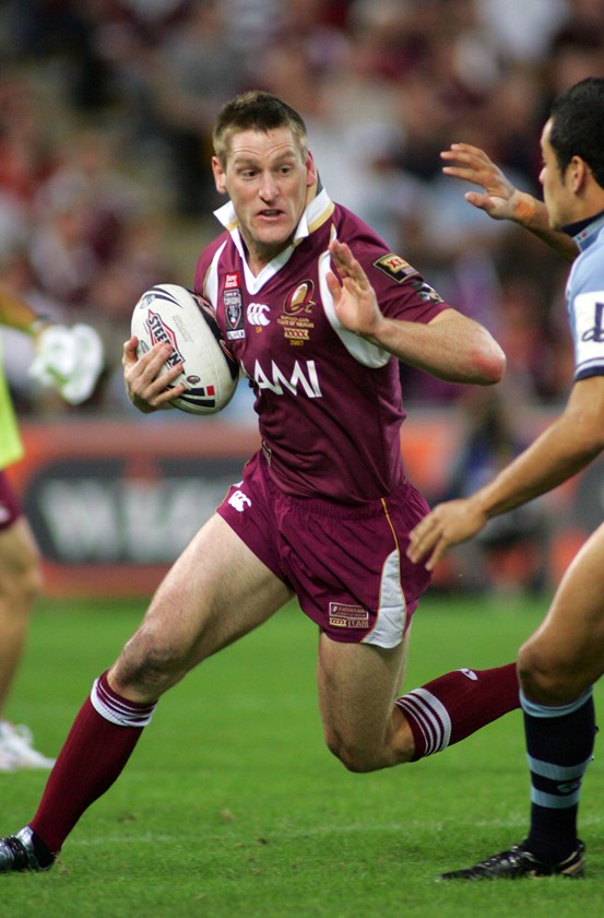 Brent Tate enjoyed a fine Origin career for the Maroons.