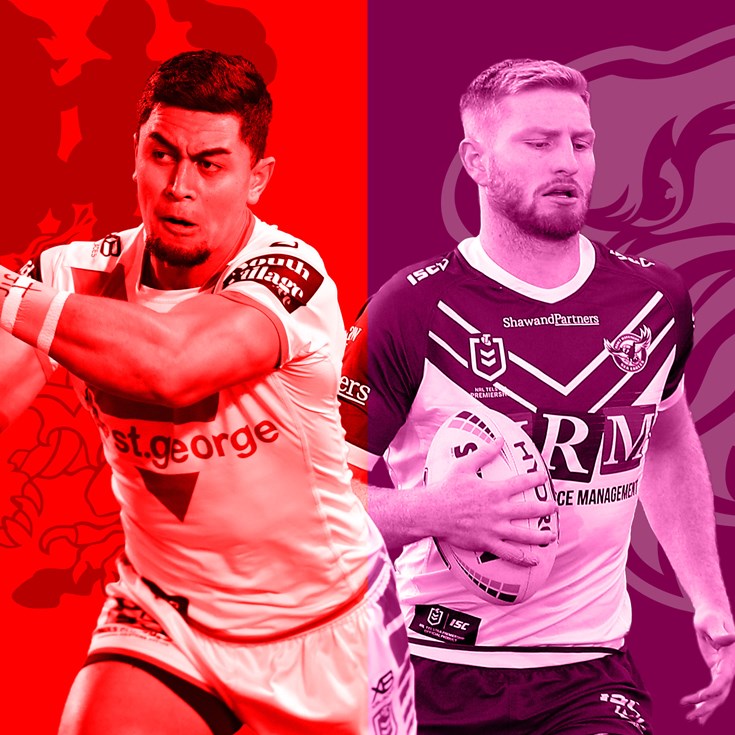 Dragons v Sea Eagles: Vaughan to play; Sipley to start